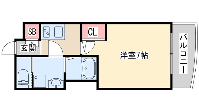 【間取り】 | セレニテ三国プリエ