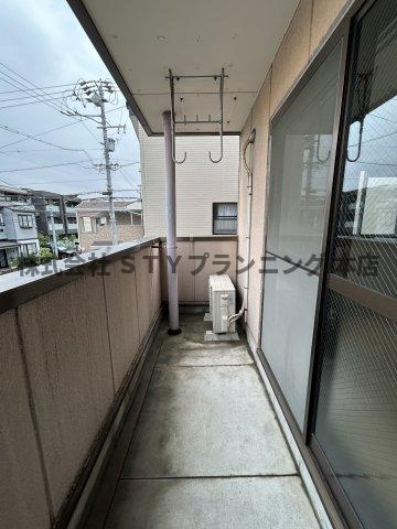 仲介手数料0円！メゾンミレーのバルコニー