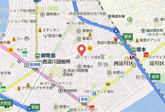 【地図】 | アドバンス大阪フルーヴ