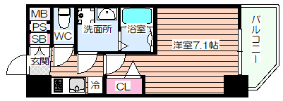 【間取り】 | アドバンス大阪フルーヴ