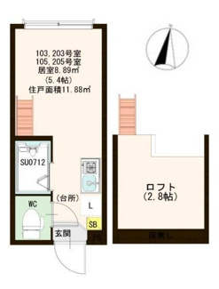 【間取り】 | ハーモニーテラス 豊玉北