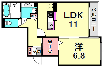 KITANO　COLNの間取り