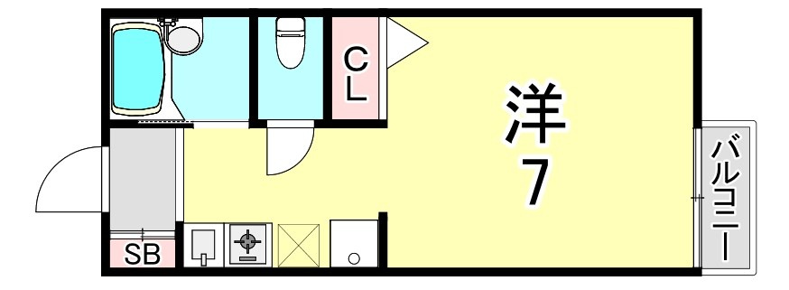 甲南ハイツの間取り