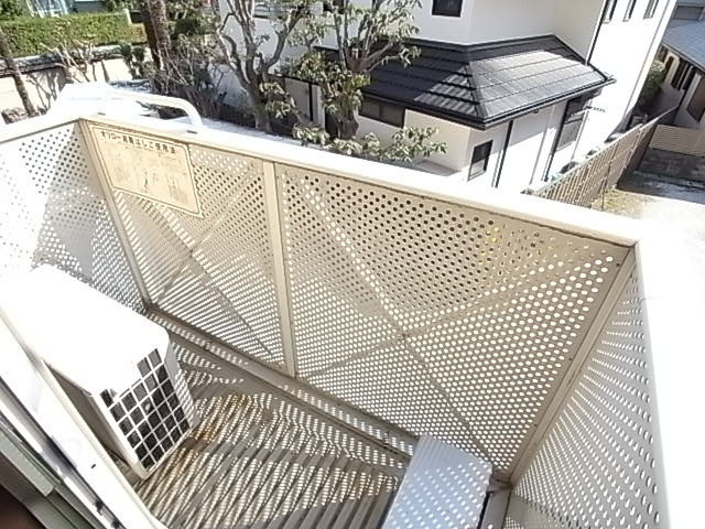 甲南ハイツのバルコニー