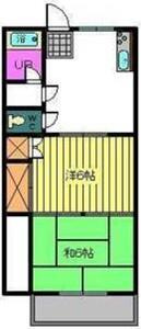 コーポ庵川 Ⅰの間取り