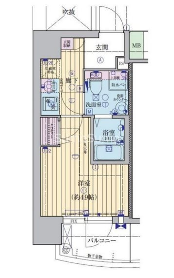 ファーストフィオーレ心斎橋イーストⅢの間取り