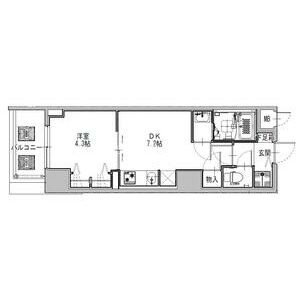 S-RESIDENCE堺筋本町Unoの間取り
