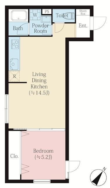 MAISON　YUTENJIの間取り