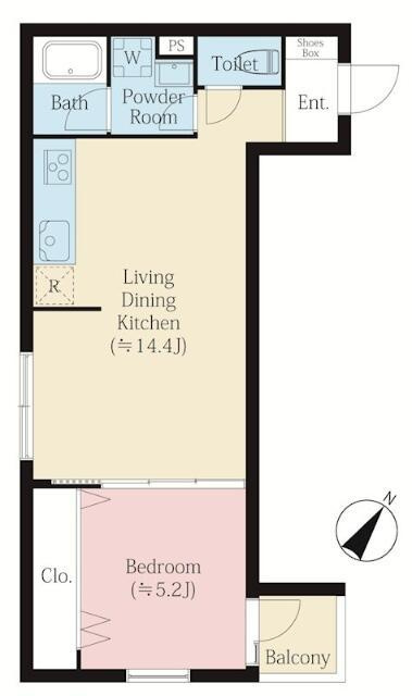 MAISON　YUTENJIの間取り