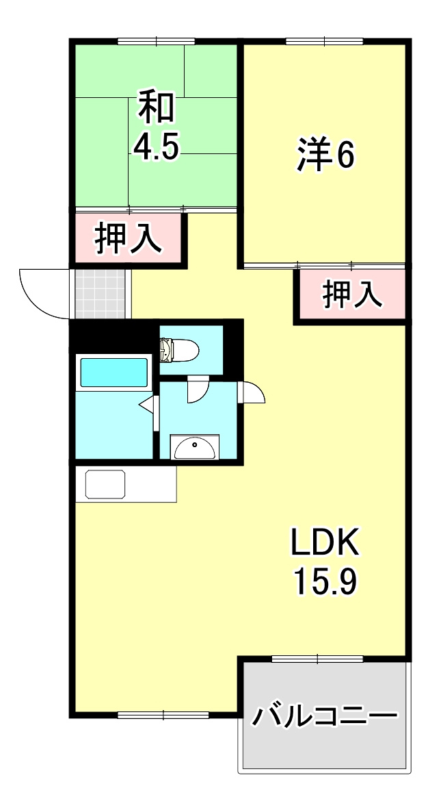 芦屋浜高層（高浜)1号棟の間取り