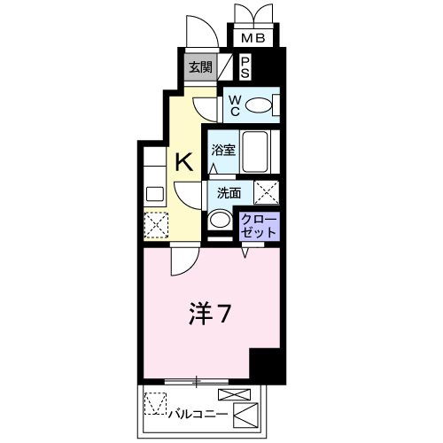 エトワール衣掛の間取り