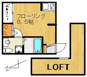 タスク麦野の間取り