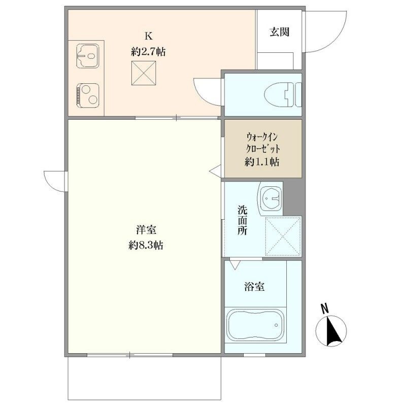 エスコート山根の間取り