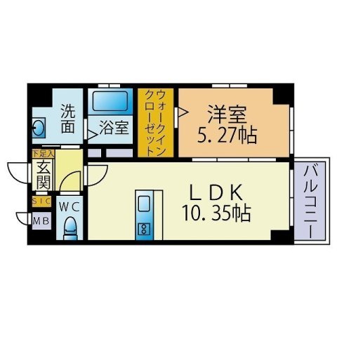 カラコレスⅢの間取り