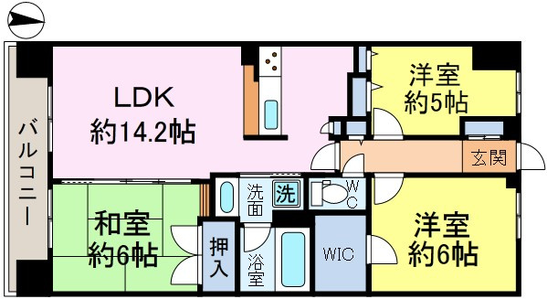 グランカーサ新小岩の間取り