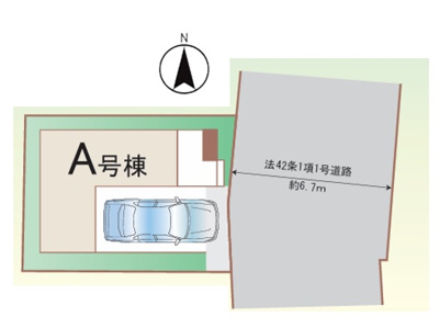 【区画図】 | 高槻市春日町　新築戸建