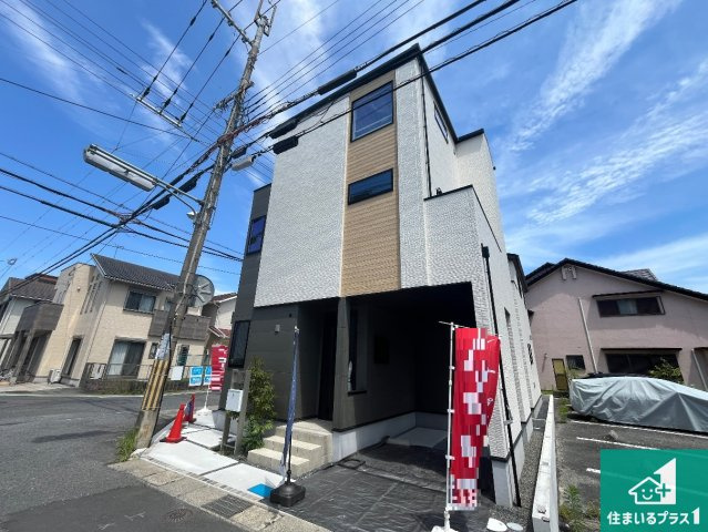 草津市平井　新築一戸建ての外観|お客様に長く安心して住んでいだだける事にこだわった家づくり！住んでからのアフターサービスにもしっかりと取り組んでいます！