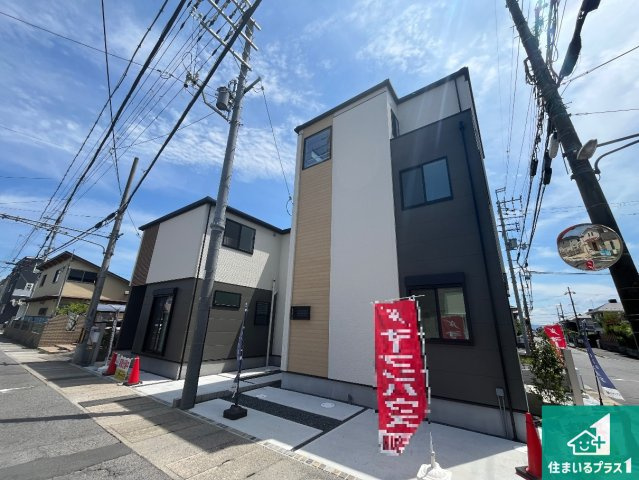 草津市平井　新築一戸建ての外観|安心の10年保証！外観を美しく保ち、雨水で汚れを落とします！気になることがありましたら、お気軽にお問い合わせください！