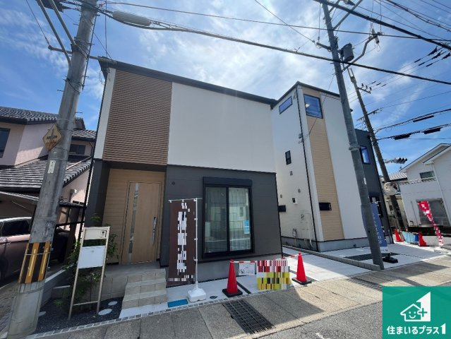 草津市平井　新築一戸建ての外観|安心の10年保証！外観を美しく保ち、雨水で汚れを落とします！気になることがありましたら、お気軽にお問い合わせください！