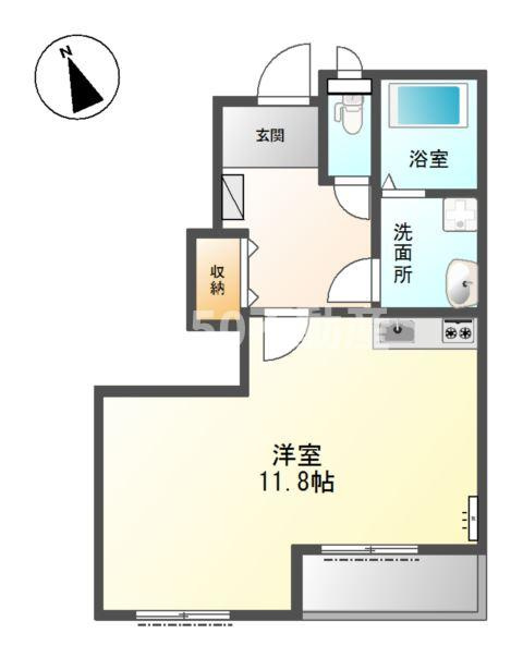 WING　010の間取り