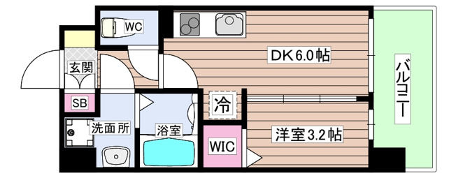 【間取り】 | プレサンス東淀川駅前プローシェ