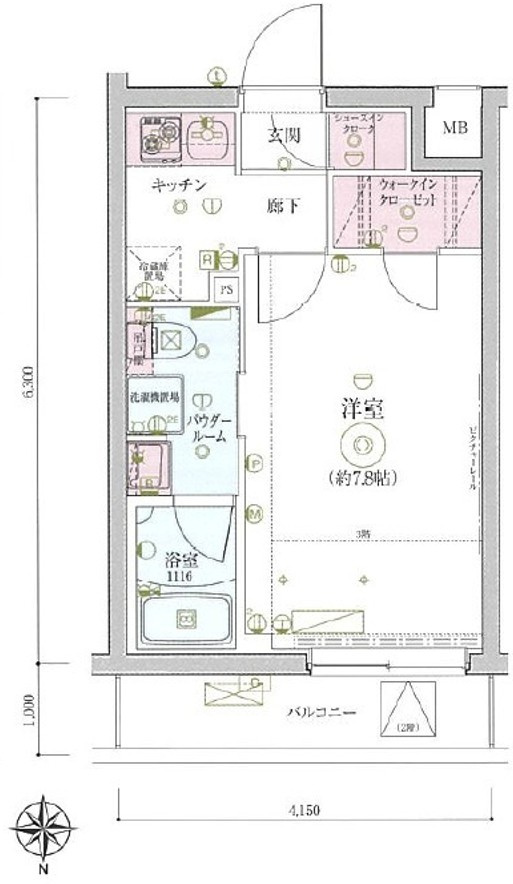 リヴシティ大泉学園の間取り