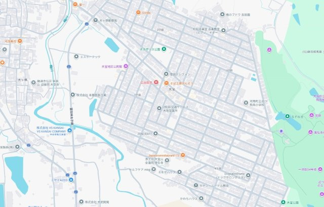 南河内郡河南町大宝　第2期　新築一戸建ての地図