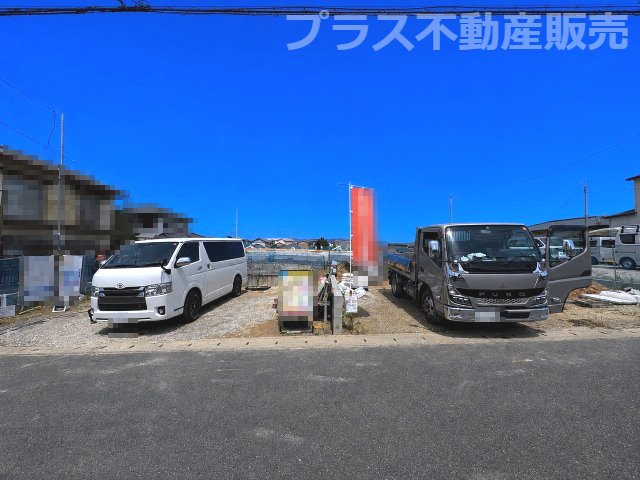 【外観】 | 福岡市南区老司3丁目6期　1号棟（全2棟）【仲介手数料無料・0円】 | 現地写真。プラス不動産販売なら、現場の全ての棟をまとめてご見学頂けます。