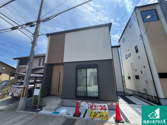草津市平井　新築一戸建ての外観|お客様に長く安心して住んでいだだける事にこだわった家づくり！住んでからのアフターサービスにもしっかりと取り組んでいます！