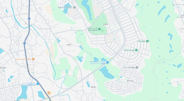 和泉市光明台　第1期　新築一戸建ての地図