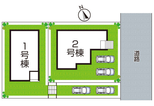 和泉市光明台　第1期　新築一戸建ての区画図|全2区画