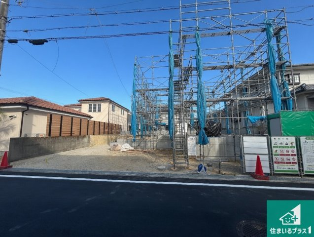 和泉市光明台　第1期　新築一戸建ての外観|現在の進捗状況です！順調に作業進行中、完成が待ち遠しいです！詳細の間取り等、お気軽にお問い合わせください！