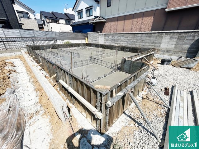 堺市東区高松　第4期　新築一戸建ての外観|現在建築中！落ち着いた街並みで新生活を始めることが出来そう！周辺の物件も併せてご紹介させて頂きます！