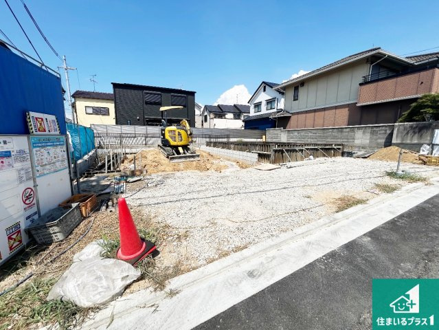 堺市東区高松　第4期　新築一戸建ての外観|現在の進捗状況です！順調に作業進行中、完成が待ち遠しいです！詳細の間取り等、お気軽にお問い合わせください！