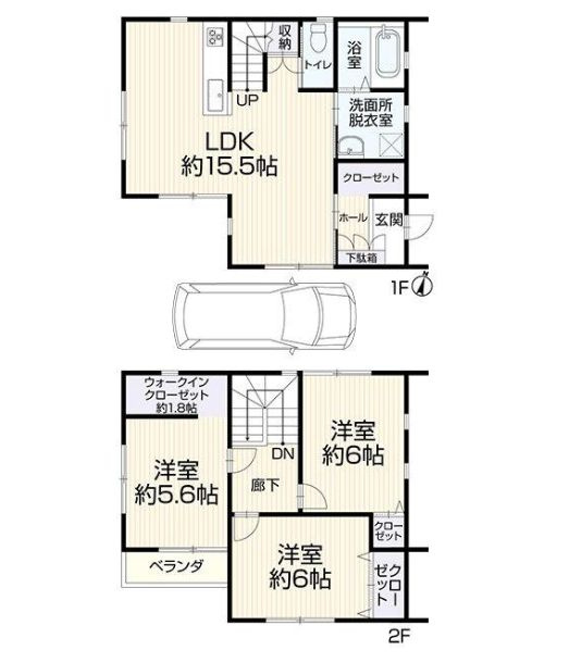 厚木市林4丁目　中古戸建の間取り|間取図「厚木市林4丁目　中古戸建」