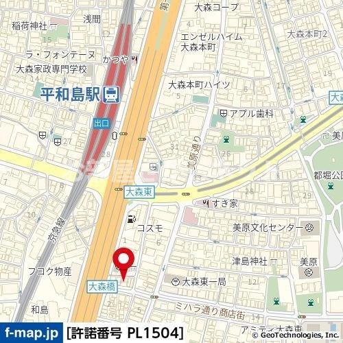 Ｍｅｒｃｕｒｙ【おとり物件なし】#学生・社会人にオススメ！初期費用分割払いOK！の地図