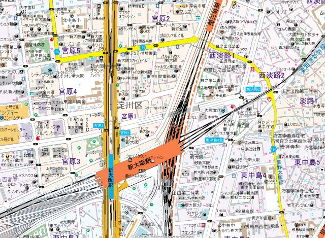 【地図】 | プレサンス東三国駅前グランクラス