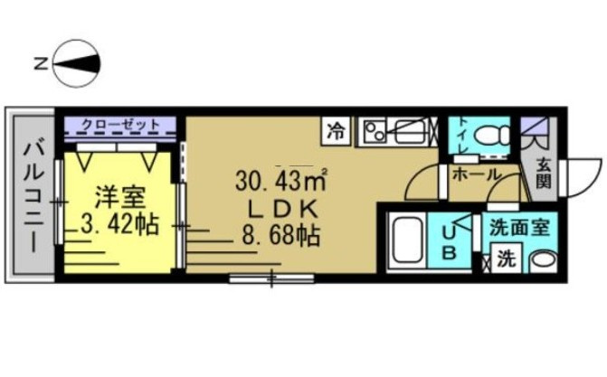 YK南流山の間取り