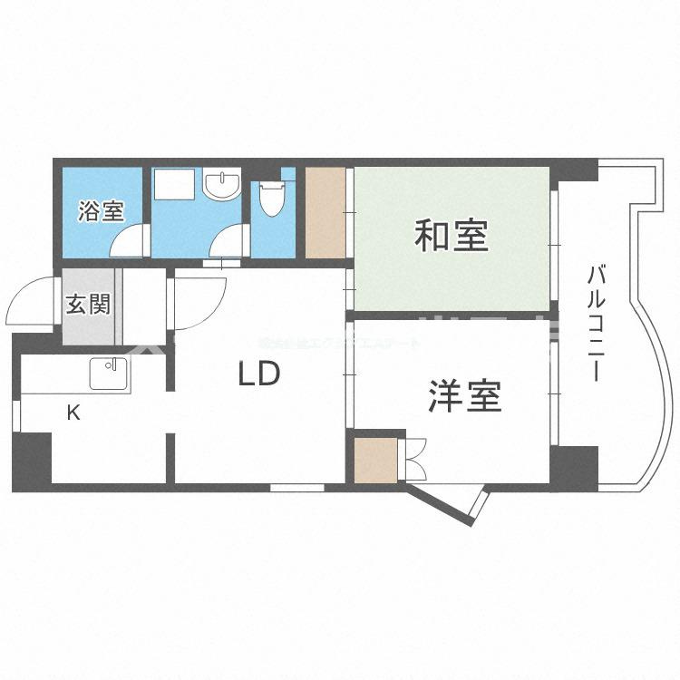エスポワール住之江公園の間取り