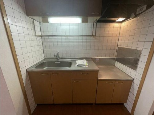 船橋市三咲４丁目のアパートのキッチン