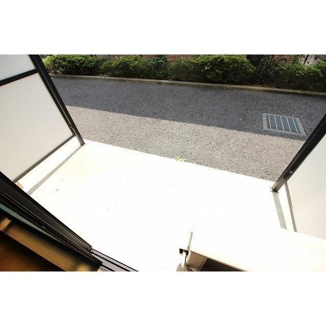 町田市大蔵町の賃貸マンションのバルコニー