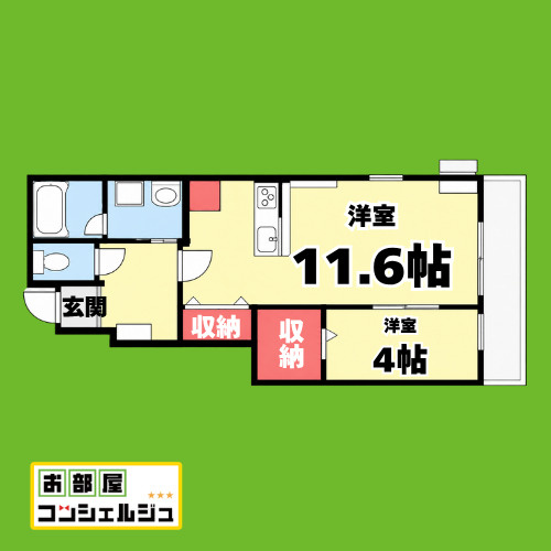 ソレイユ　Ｎの間取り