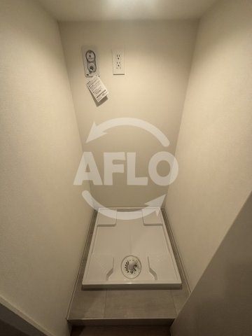 シーズンフラッツ中崎の設備|シーズンフラッツ中崎　洗濯機置き場