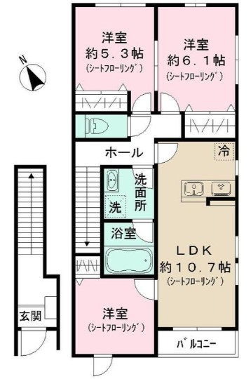 【仲介手数料：50％OFF】対象物件！の間取り