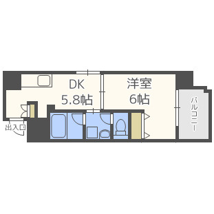 Gallery谷町の間取り
