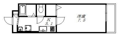 ヴェルデ井草の間取り|★最上階★　★洋室７．５帖★