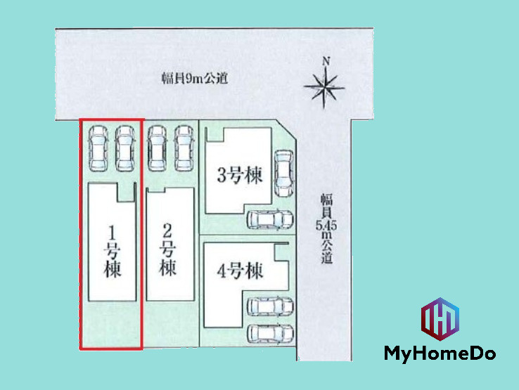 北区東味鋺　第4の区画図