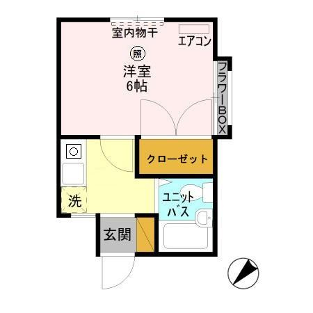 ベルシティ四谷の間取り