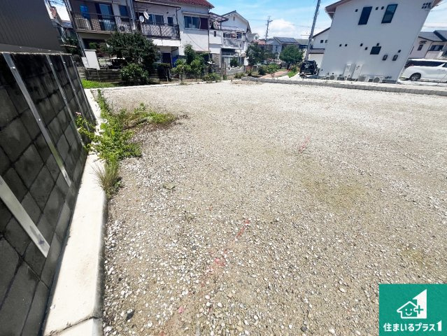 明石市大久保町江井島　新築一戸建ての外観|周辺は落ち着いた街並みの住宅地！子育てがしやすい住環境です！まだ未完成ですが、現地でしかわからない事もございます。是非一度ご覧ください。