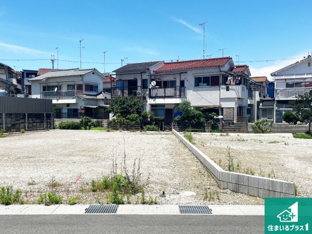 明石市大久保町江井島　新築一戸建ての外観|周辺は落ち着いた街並みの住宅地！子育てがしやすい住環境です！まだ未完成ですが、現地でしかわからない事もございます。是非一度ご覧ください。